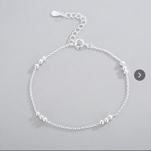 925 Sterling Silver Bead Bracelet
